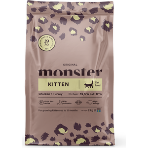 Monster Cat Kitten Chicken & Turkey 400 g