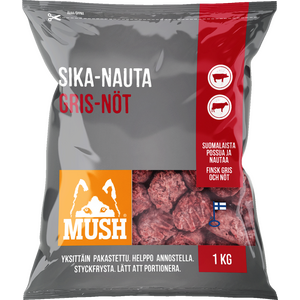 MUSH Basic Sika-nautajauheliha 1 kg