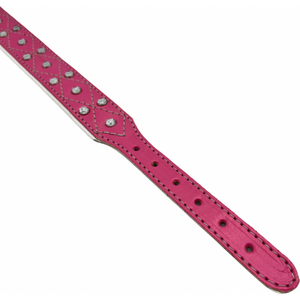 Nahka-Nasta Levenevä Solkipanta strasseilla 35 mm Fuksia