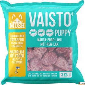MUSH Vaisto Puppy Jäänsininen Nauta-poro-lohi 3 kg