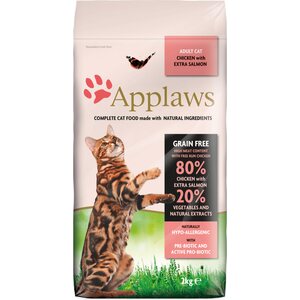 Applaws Kissa Adult Kana & Lohi kissan kuivaruoka 2 kg