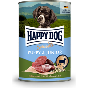 Happy Dog Sensible puppy & junior lammas-riisi 400 g