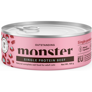 Monster Cat Adult Single Protein nauta 100 g