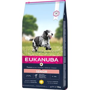 Eukanuba Senior Medium koiran kuivaruoka 15 kg