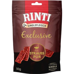 Rinti Singlefleisch Exclusive Strutsi 50 g