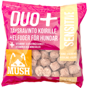 MUSH Duo+ Sensitive Kana-kalkkuna 3kg