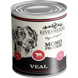 Riverwood Mono Protein Vasikka koiran märkäruoka 400 g