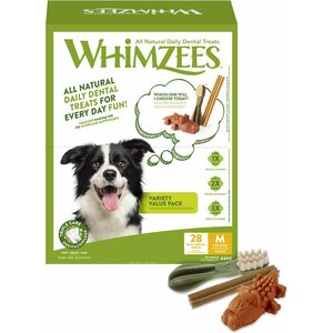 Whimzees Variety Value Box medium 28kpl 12-18kg koirille
