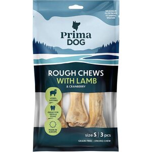 PrimaDog Rough Chews Lammas & karpalo täyteluu 10 cm 3 kpl