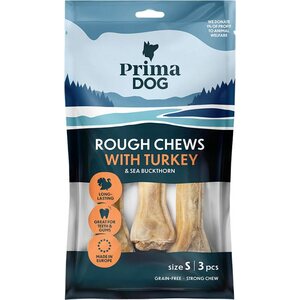PrimaDog Rough Chews Kalkkuna & tyrni täyteluu 10 cm 3 kpl