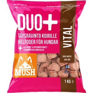 MUSH Duo+ Vital Sika-nauta 6 kg Ennakkotilaus