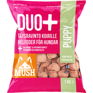 MUSH Duo+ Puppy Kana-nauta 6 kg Ennakkotilaus