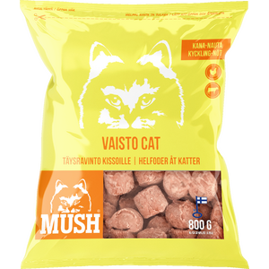 MUSH Vaisto Cat Keltainen Kana-Nauta 6,4 kg Ennakkotilaus