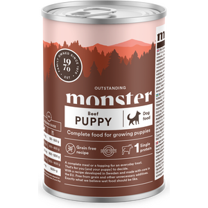 Monster Puppy Beef säilykeruoka 400 g