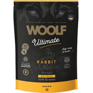 Woolf Ultimate Rabbit puolikostea koiranruoka 1 kg