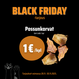 Kaikenkarvaiset Possunkorva 1 kpl