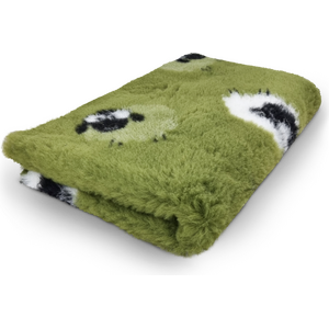 Foxy Fur Karva-alusta vihreä lammas 100 x 75 cm