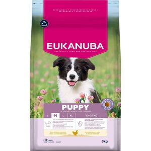 Eukanuba Dog Puppy Medium koiran kuivaruoka 15 kg