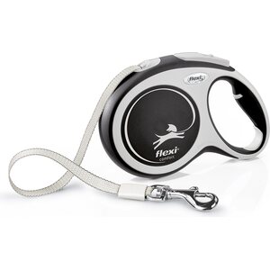 Flexi New Comfort L 8 m nauhalla musta