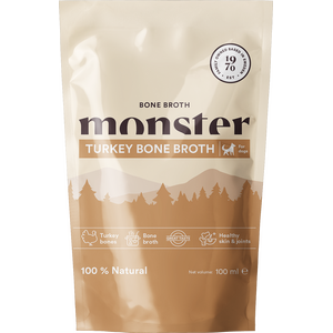 Monster Turkey Bone Broth kalkkunan luuliemi 100 ml