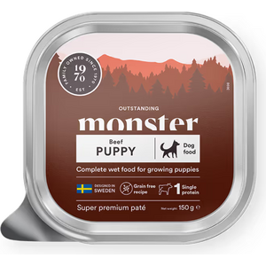 Monster Dog Puppy Beef Patee koiranpennun märkäruoka 150 g
