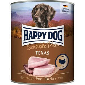 Happy Dog Texas Kalkkuna koiran märkäruoka 800 g