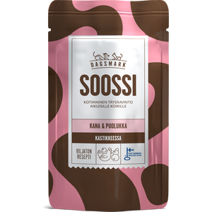 Dagsmark SOOSSI Kana-puolukka kastikkeessa koiran märkäruoka 120 g