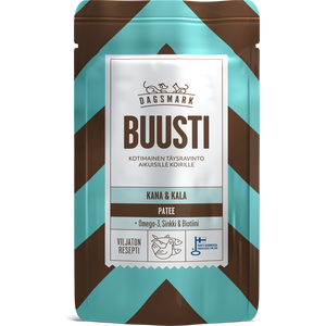 Dagsmark BUUSTI Kana-kala patee koiran märkäruoka 90 g