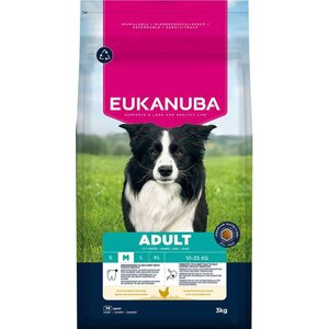 Eukanuba Dog Adult Medium koiran kuivaruoka 3 kg