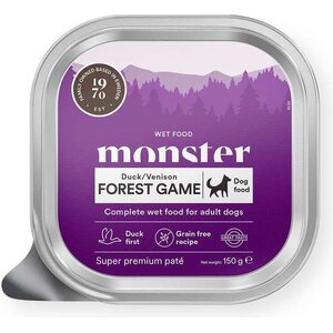 Monster Dog Forest Game Patee koiran märkäruoka 150 g