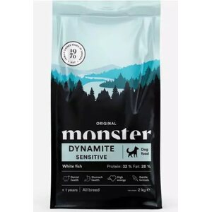 Monster Original Dynamite Senisitive koiran kuivaruoka 2 kg