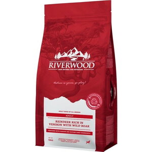 Riverwood Adult Poro, Peura & Villisika koiran kuivaruoka 12 kg