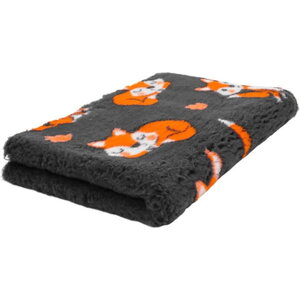 Vet Bed Karva-alusta tummanharmaa kettu 100 x 75 cm