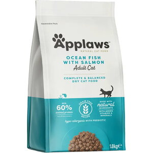 Applaws Adult Merikala & Lohi kissan kuivaruoka 1,8 kg