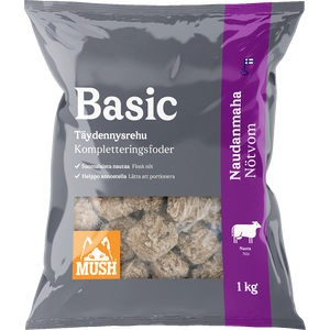MUSH Basic Naudanmaha 5 kg (5 x 1 kg) Ennakkotilaus