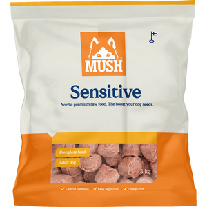 MUSH Sensitive Kana 9 kg (3 x 3 kg) Ennakkotilaus