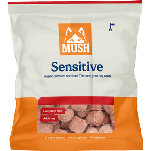 MUSH Sensitive Nauta 9 kg (3 x 3 kg) Ennakkotilaus