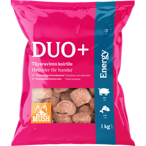 MUSH Duo+ Energy Sika-lohi 6 kg (6 x 1 kg) Ennakkotilaus