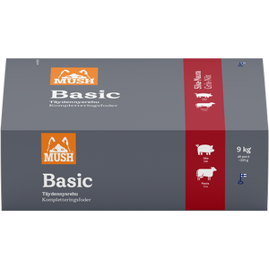 MUSH Basic Sika-nautajauheliha 9 kg