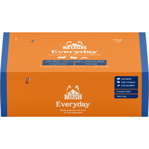 MUSH Everyday Sininen Nauta-kalkkuna-lohi 9 kg