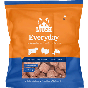 MUSH Everyday Blue Nauta-kalkkuna-lohi 3 kg