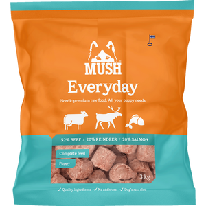 MUSH Everyday Puppy Iceblue Nauta-poro-lohi 3 kg