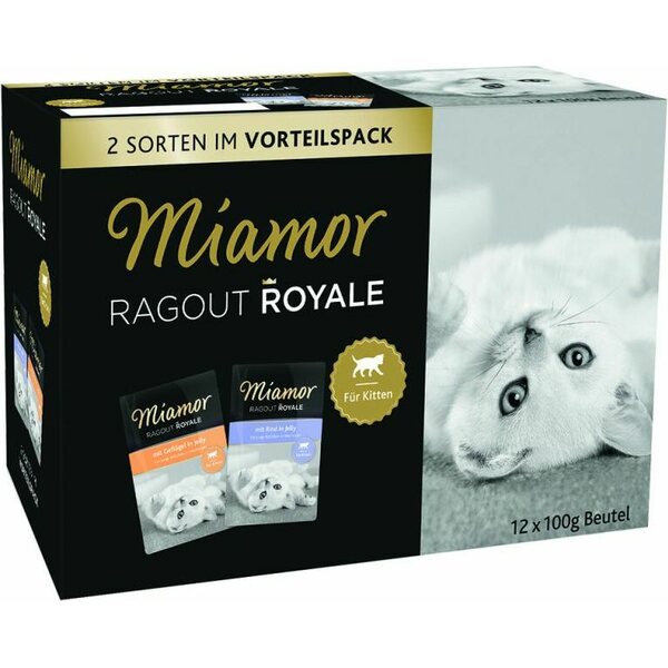 Miamor Ragout Royales Jelly Kitten 12 x 100 g lajitelma