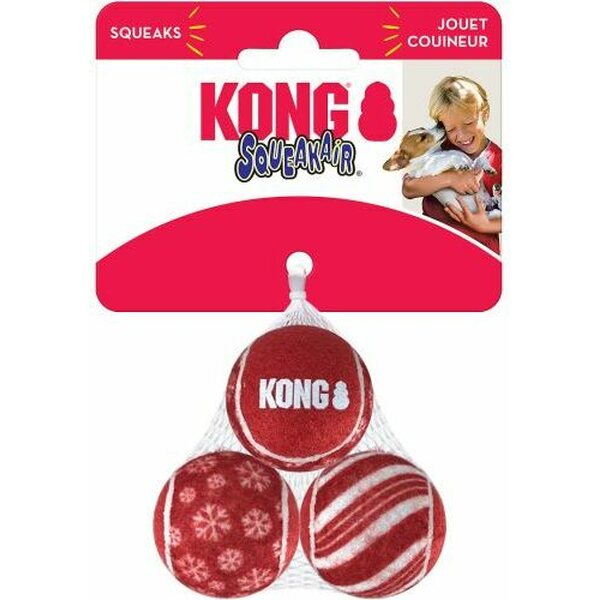 Kong SqueakAir Ball S punainen