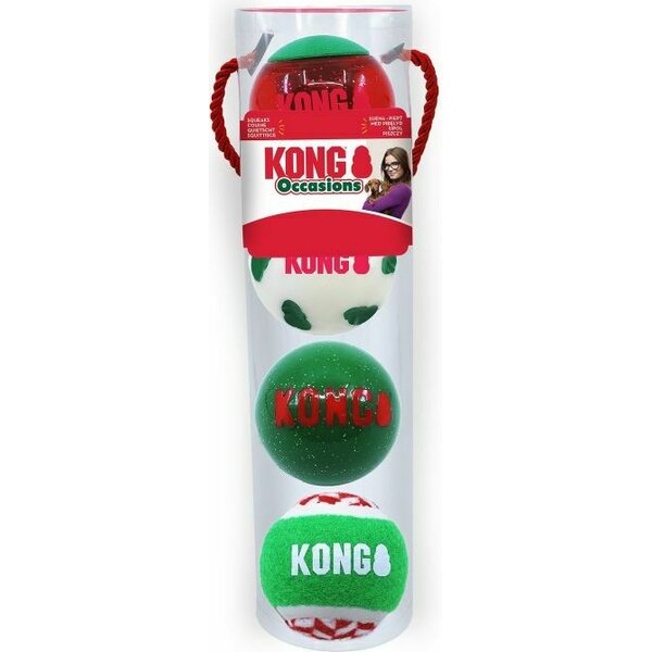 Kong Occasion joulupallot M 4kpl