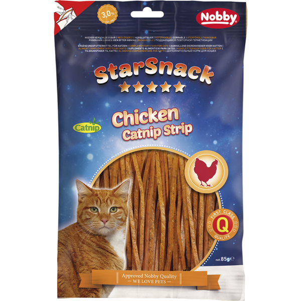 StarSnack Chicken Catnip Strip 85 g
