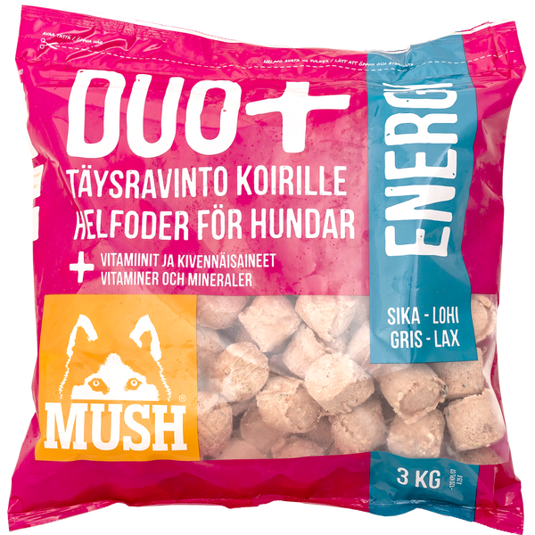 MUSH Duo+ Energy Sika-lohi 9 kg Ennakkotilaus
