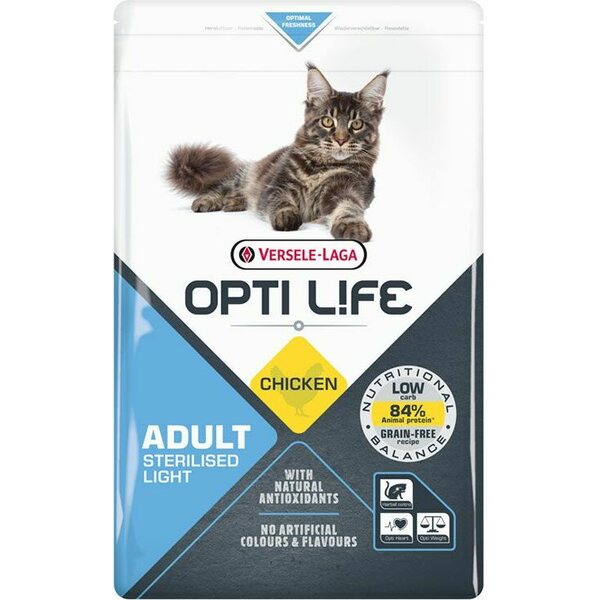 Opti Life Cat Adult Sterilised / Light Chicken 1 kg