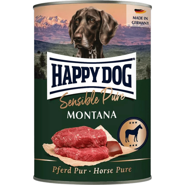 Happy Dog Montana Hevonen koiran märkäruoka 400 g