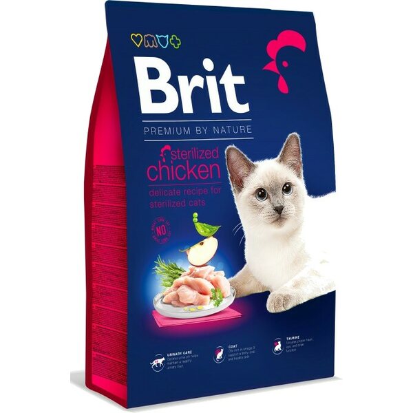 Brit Premium Cat Sterilized Chicken 8 kg